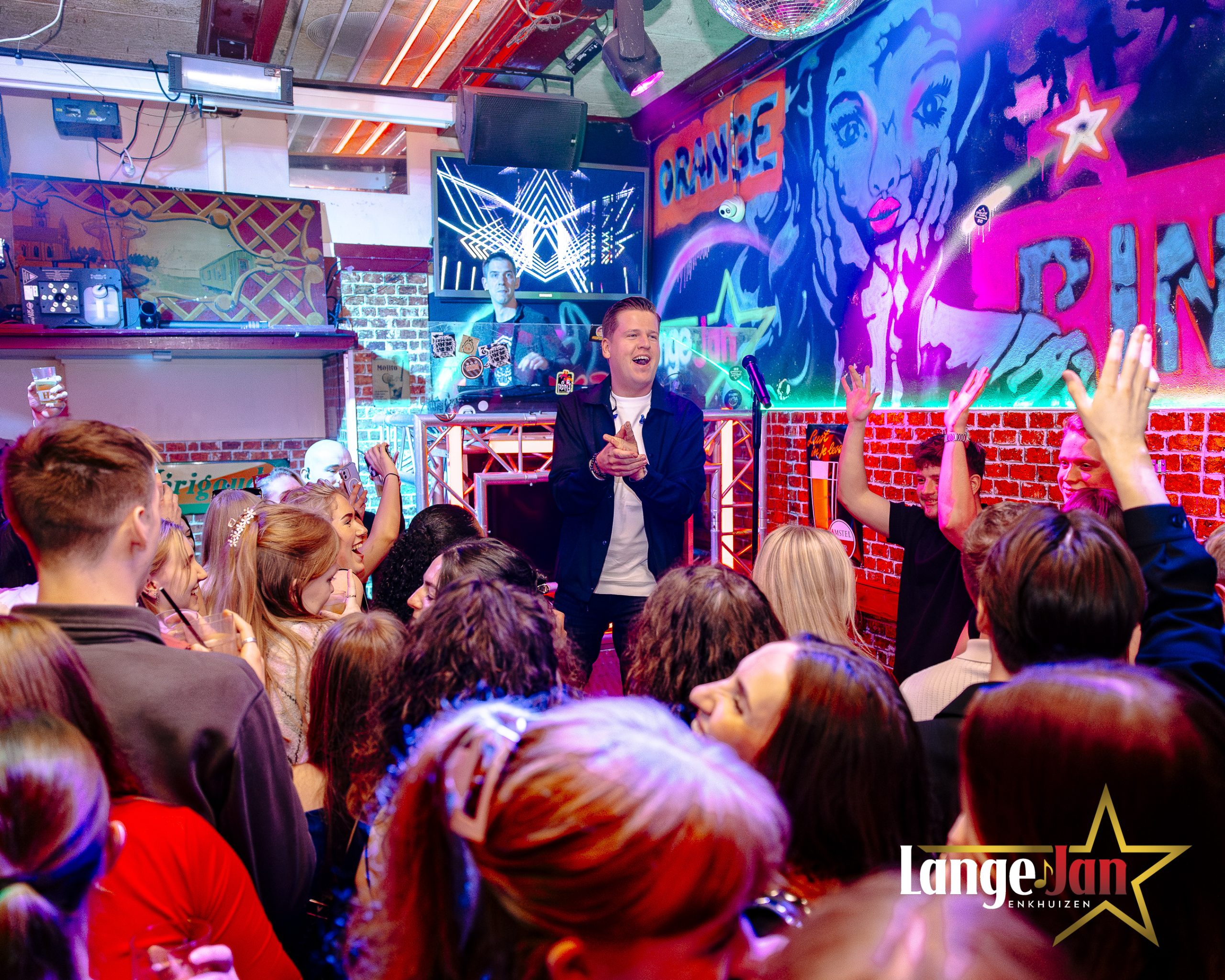 Live optreden bij Café de Lange Jan